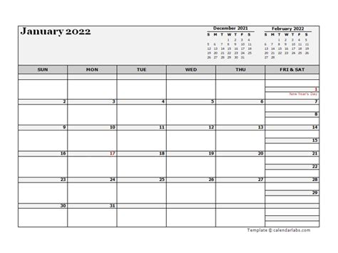 2022 Uae Calendar For Vacation Tracking Free Printable Templates