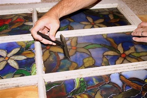 Faux Stained Glass Window Tutorial East Coast Creative