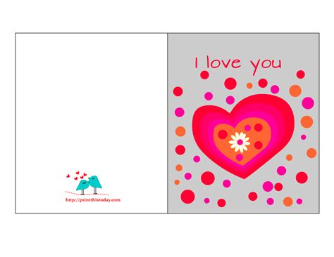 Free Printable Love Cards For Him