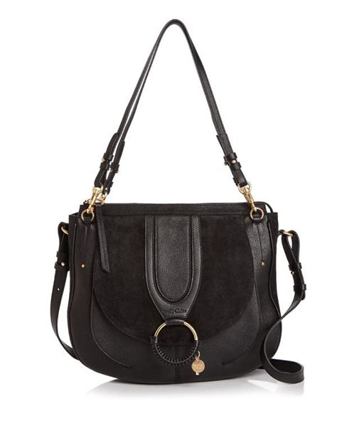 See By Chloé Suede And Leather Shoulder Bag Handbags Bloomingdales