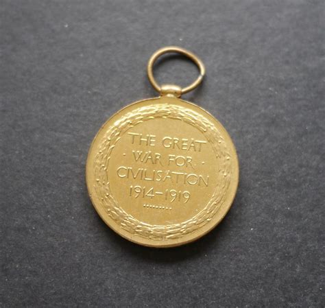 Ww1 Victory Medal 1914 1919 The Great War For Civilisation Ebay