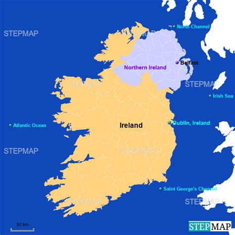 The failure in olympic qualifying provided some good information about several of the younger players, but the friendlies in europe against jamaica and northern ireland also gave us a good idea of who could be trotted out for the june nations league games. StepMap - Ireland and Northern Ireland - Landkarte für Ireland