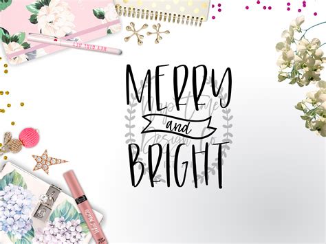Download Merry and Bright SVG