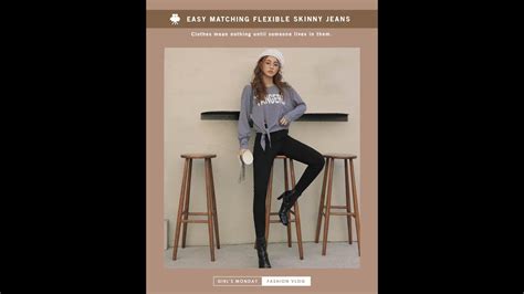 Easy Matching Flexible Skinny Jeans Youtube