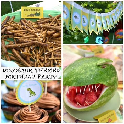 Party With Dinosaurs Dinosaur Themed Birthday Party