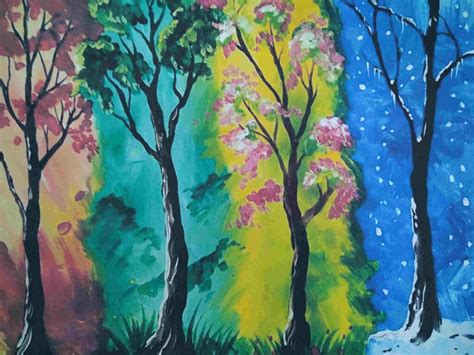 50 Beautiful Tree Painting Ideas For Inspiration