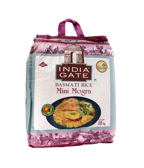 Basmati paddy prices increased by 100 rupees a quintal today. Indiagate Mogra Basmati Rice 10 kg: Buy Indiagate Mogra ...