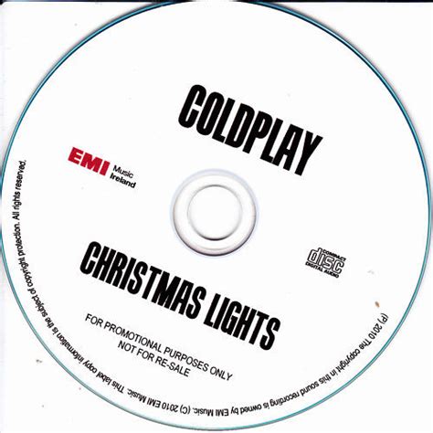 Coldplay Christmas Lights 2010 Cdr Discogs