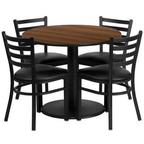 Restaurant Table And Chair Seating Capacity 4 At Rs 350square Feet In