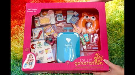 American Girl Doll Travel Set And Packing For American Girl Doll Youtube