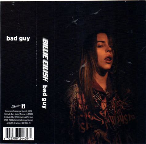 Bad guy 4 billie eilish 2:41192 kbps мастер. Billie Eilish - Bad Guy (2019, Cassette) | Discogs