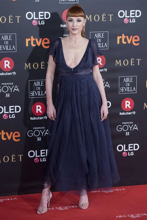 She is known for her roles in salto al vacío, lovers of the arctic circle, before nightfall, lucia and s*x, a + (you love), las vidas de celia, room in rome, everything you want, the last primate, and money heist. NAJWA NIMRI at 32nd Goya Awards in Madrid 02/03/2018 - HawtCelebs
