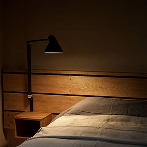 Njp is ergonomic shaped and can easily be angled and directed to exactly where it is needed thanks to its mechanical system that provides fantastic free movements. Black NJP Wall Lamp - Long Arm (LED, Non-Dimmable) by ...