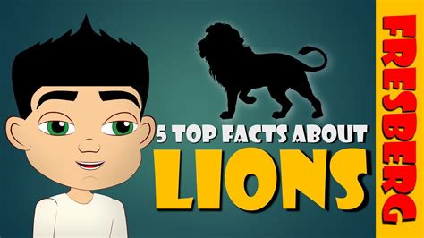 Top 5 Fun Facts About Lions For Children Animals For Kids Educational
