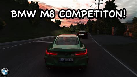 Bmw M8 Competition Assetto Corsa 4k Gameplay Traffic Youtube