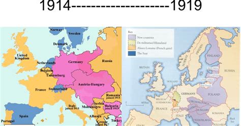 The History Corner Europe Before And After Ww1
