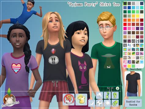 My Sims 4 Blog Slumber Party Kids Clothing Pack By Standardheld