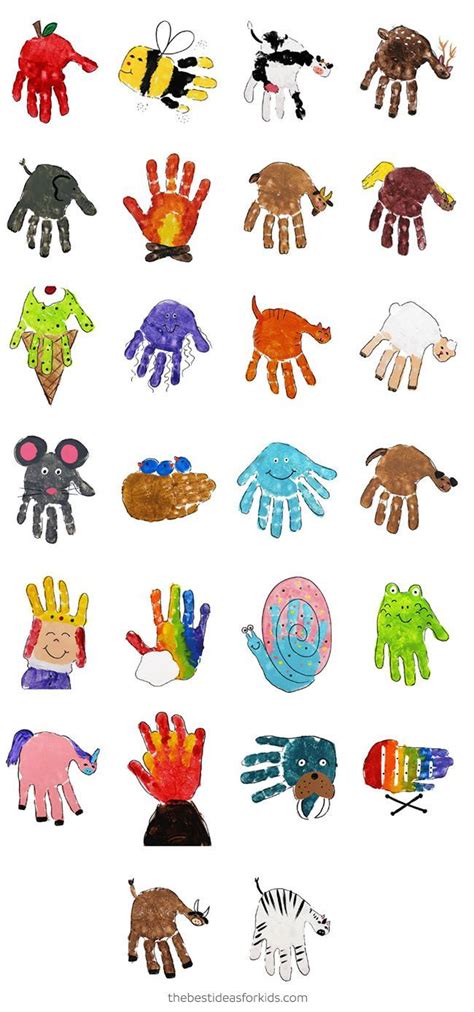 Stencil letters r in 18 various printable formats. Handprint Alphabet - The Best Ideas for Kids | Toddler ...