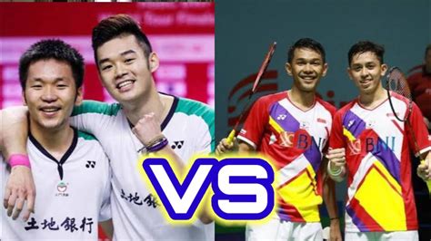 fajar alfian rian ardianto vs lee yang wang chi lin badminton youtube