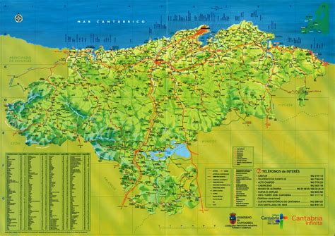 Mapa De Cantabria By Comillas Turismo Issuu