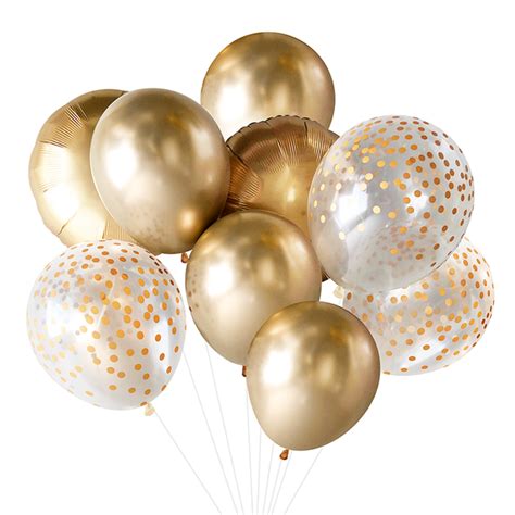 Balloon Bouquet Gold Paperboy