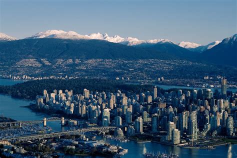 Aerial Of Vancouver Downtown And The North Shore Mountains Flickr