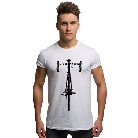 Road Bike T Shirt Racing Bikes Vita Dietro Le Sbarre T Maglia Etsy