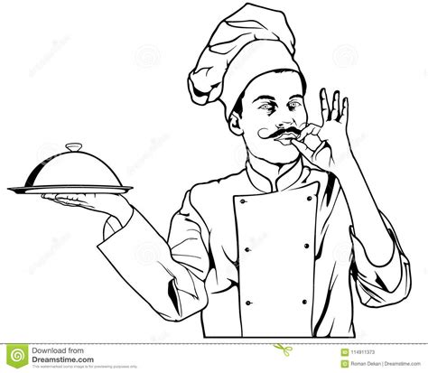 Black And White Chef Clipart 20 Free Cliparts Download Images On