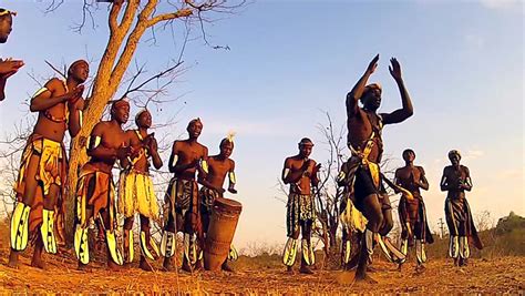 This mean that tribal groups were often fracrtured and separated by the european imposed boundaries. Stock Video Clip of Traditionally dressed African ...