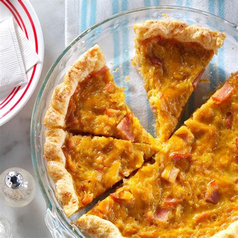Canadian Bacon Onion Quiche Recipe How To Make It