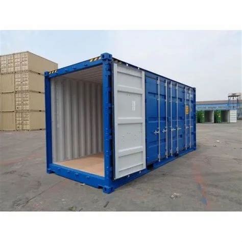 Galvanized Steel Dry Container Storage Cargo Containers Capacity 10