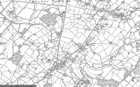 Map Of Upper Dicker 1898 Francis Frith