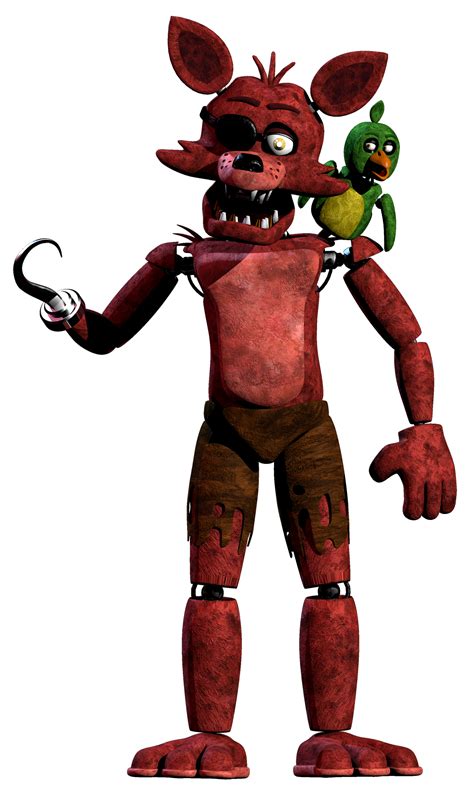 Fnaf C4d Fixed Foxy Render By Therayan2802 On Deviantart Fnaf