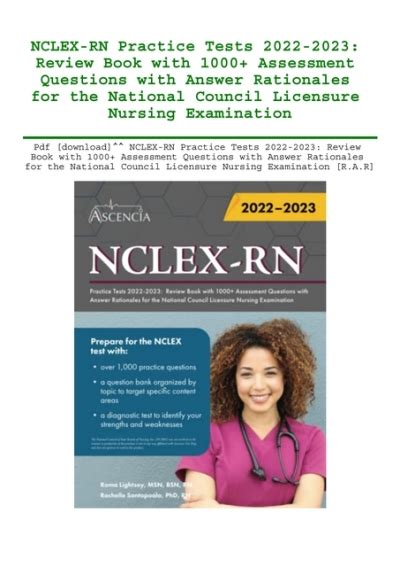 Pdf Download Nclex Rn Practice Tests 2022 2023 Review Book With