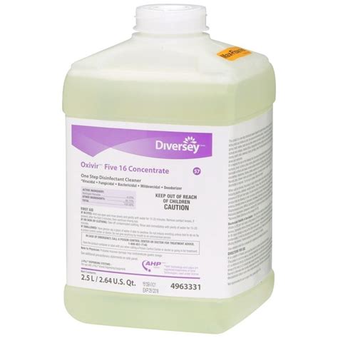 Diversey Oxivir Five Liquid Floor Cleaner Packaging Type Can Rs Piece Id