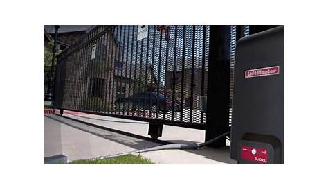 how to manually open liftmaster gate