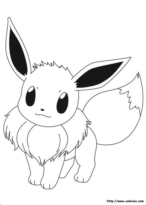 6 dessins de pokemon pikachu pour imprimer. dessin de evoli - Les dessins et coloriage