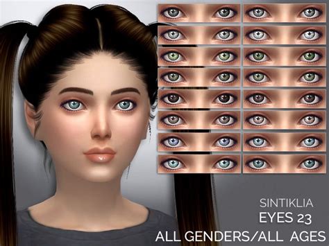 Sintikliasims Sintiklia Eyes 23 Sims 4 Cc Eyes Sims