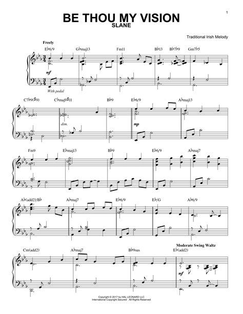 Be Thou My Vision Sheet Music Direct