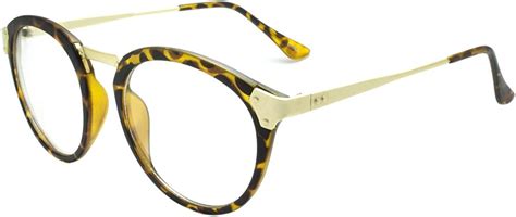 ego eyewear 3217 sunglasses metal and plastic round frameclear lens clothing