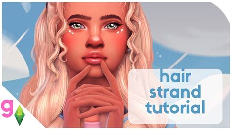 Hair Strands 💙 Mini Tumblr Sims 4 Edit Tutorial Youtube