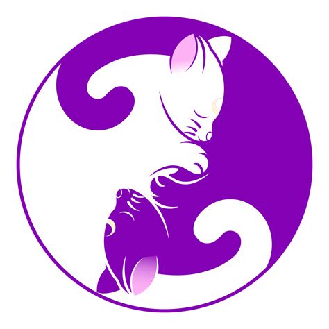 Download Cat Yin Yang Kitten Royalty Free Stock Illustration Image