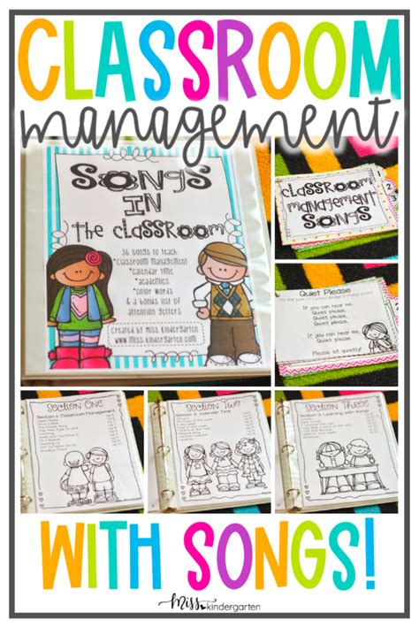 Easy Classroom Management Through Songs Miss Kindergarten