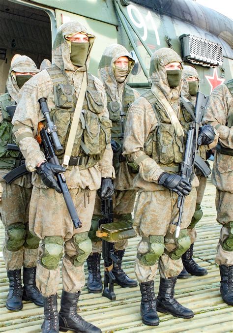 Russian Vdv Paratroopers Belonging To The 45th Separate Guards Spetsnaz