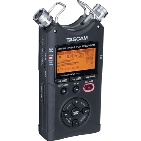 Tascam Dr 40 Portable Digital Recorder Musicians Friend