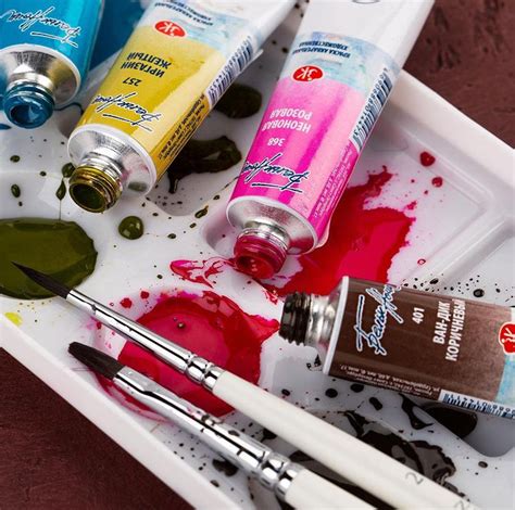 Watercolor Paint In Tube 10ml Aquarelle Paint For Drawing Etsy