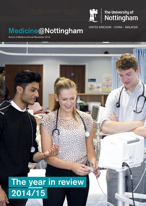 The Year In Review 201415 By University Of Nottingham School Of
