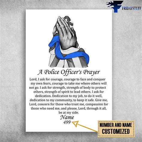 Police Prayer A Police Offices Prayer Lord I Ask For Courage