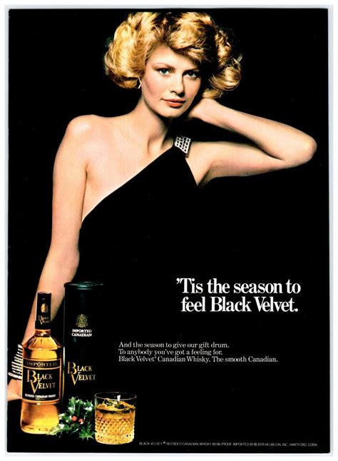 1975 Beautiful Woman Black Velvet Whisky Vintage 8 X11 Magazine Ad 1970 S M262 Ebay