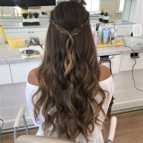 Home Simple Prom Hair Prom Hairstyles For Long Hair Curly Prom Hair